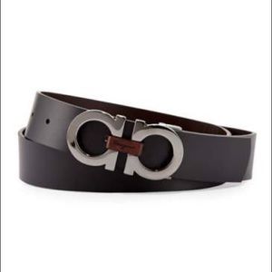 Salvatore Ferragamo Double Gancio Reversible Belt